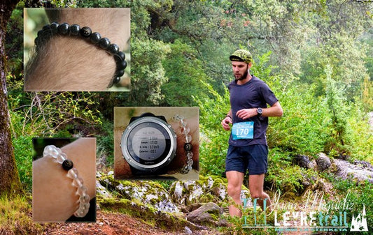 Bijoux 1.9 bracelets pierres naturelles noir blanc en outdoor pour homme et femme