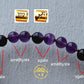 Bracelets personnalisés Agate violette et Améthyste
