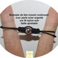 Bracelet personnalisé lithothérapie Signe astro et ascendant sur mesure