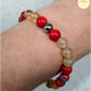 Bracelet enfant basque perles rouge jaune feria baiona 1point9