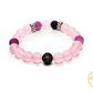 bracelet femme pierres quartz rose agate violette anbotoko dama 1.9 