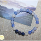 bracelet pierres naturelles bleues : agate, lapis-lazuli et pierre de lune 1.9