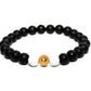 bracelet homme pierres naturelles onyx noir howlite blanche iluna et perle or 1point9