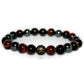 bracelets homme perles en œil de taureau et hématite 1.9