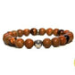 bracelet homme perles œil de tigre agate marron ahadila 1.9
