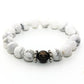 bracelet femme pierre howlite blanche onyx noir monte perdido 1.9
